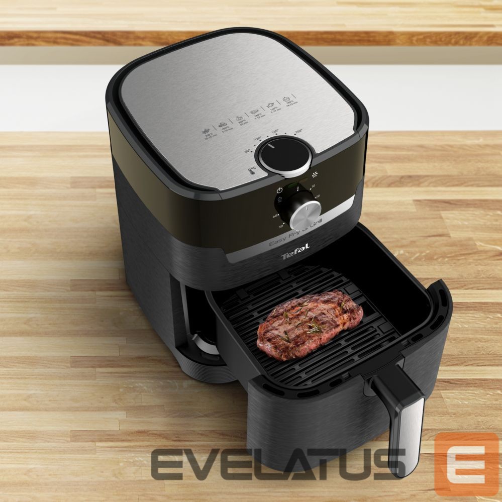 Lauagrillid TEFAL Fryer Easy Fry and Grill EY501815 Power 1550 W, Capacity 4.2 L, Black