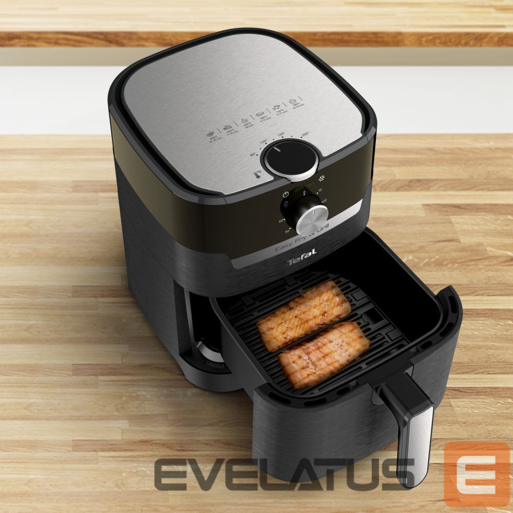 Lauagrillid TEFAL Fryer Easy Fry and Grill EY501815 Power 1550 W, Capacity 4.2 L, Black