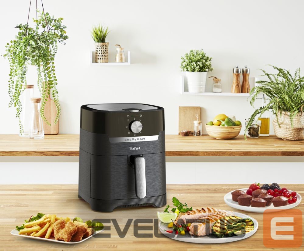 Lauagrillid TEFAL Fryer Easy Fry and Grill EY501815 Power 1550 W, Capacity 4.2 L, Black
