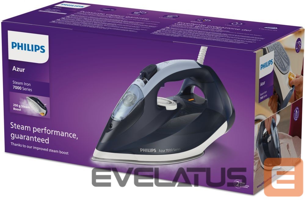 Triikrauad Philips DST7030/20 Steam iron, Dark Blue