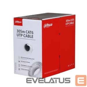 Võrgulülitid DAHUA  CABLE CAT6 UTP 305M CCA WHITE/PFM922I-6UN-C-WHITE 