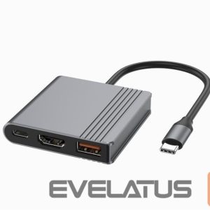 Moodulid ja transiiverid Gembird  I/O ADAPTER USB-C TO HDMI/USB3/3IN1 A-CM-COMBO3-05 