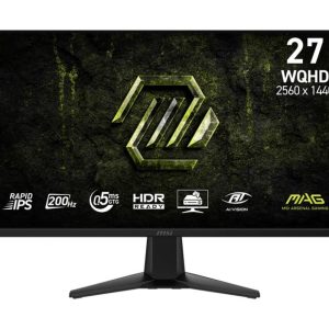 Monitorid MSI  LCD Monitor||27 "|2560 x 1440 pixels|Wide Quad HD|Native aspect ratio 16:9|LCD|Flat|MAG275QFE20 