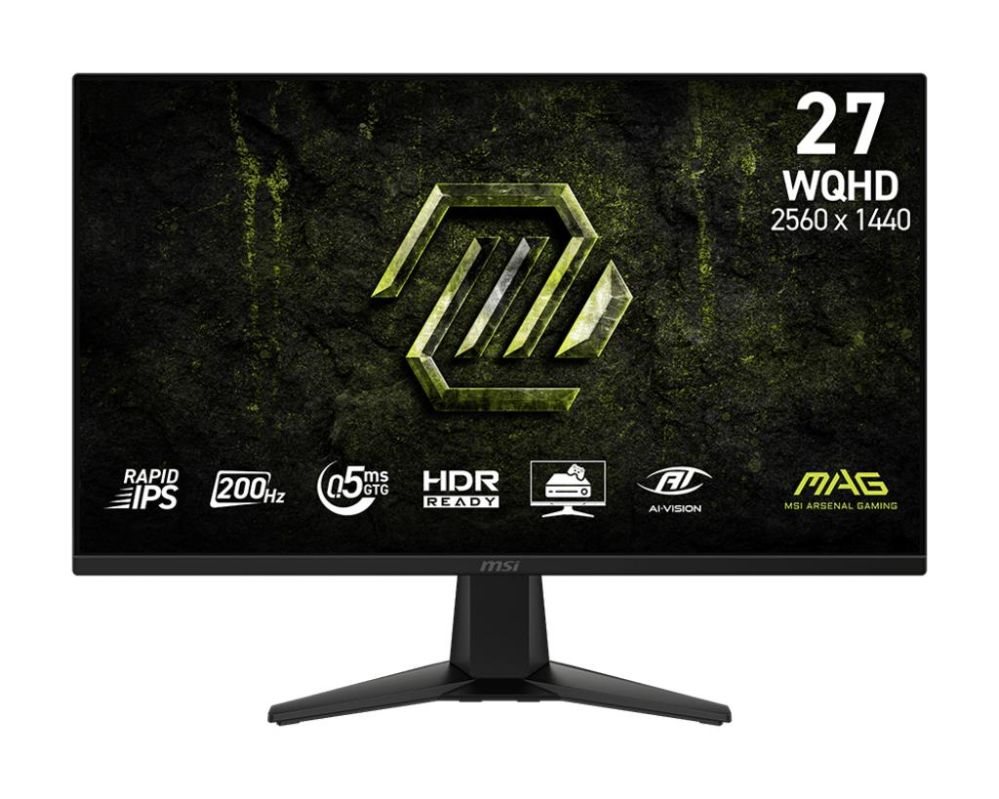 Monitorid MSI LCD Monitor||27 "|2560 x 1440 pixels|Wide Quad HD|Native aspect ratio 16:9|LCD|Flat|MAG275QFE20