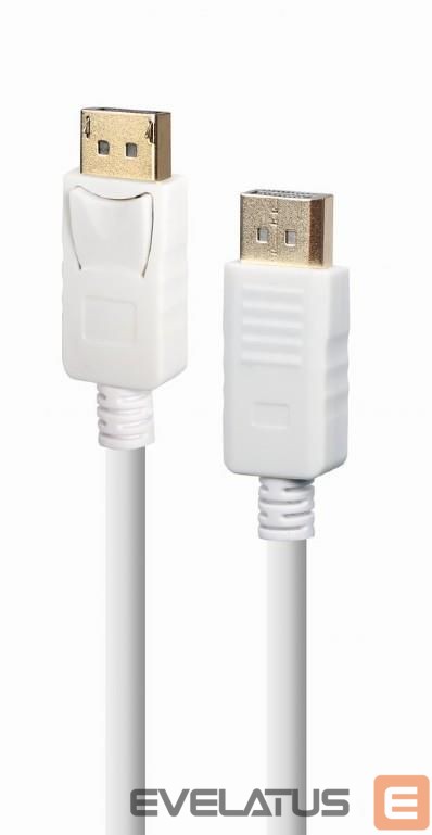 Monitori tarvik Gembird CABLE DISPLAY PORT 1.8M/WHITE CC-DP2-6-W