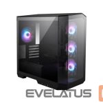 Arvuti korpus MSI  Case||MidiTower|Case product features Transparent panel|Not included|MicroATX|Colour Black|MAGPANOM100RPZ 