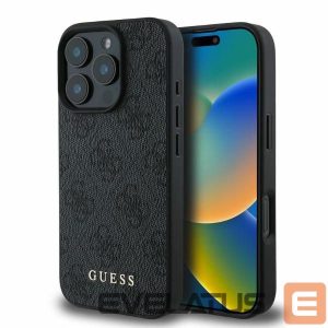 Tagakaaned Guess  Guess 4G Classic iPhone 16 Pro Case - Black 