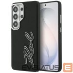 Muud kaubad Karl Lagerfeld  Karl Lagerfeld Grained Signature Metal Resin Logo Case for Samsung Galaxy S26 Ultra - Black 