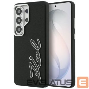Muud kaubad Karl Lagerfeld  Karl Lagerfeld Grained Signature Metal Resin Logo Case for Samsung Galaxy S26 Ultra - Black 
