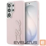 Muud kaubad Karl Lagerfeld  Karl Lagerfeld Grained Signature Metal Resin Logo Case for Samsung Galaxy S26 Ultra - Pink 