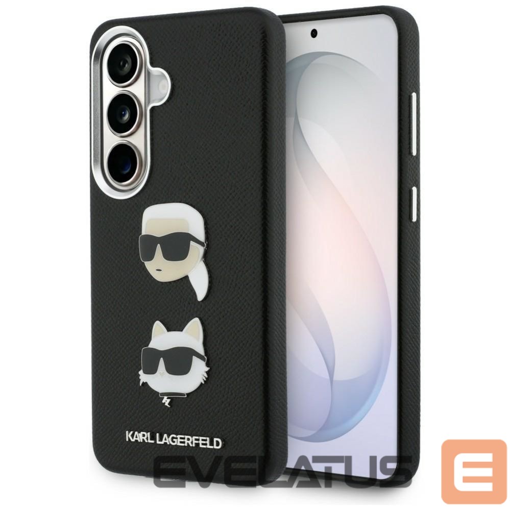 Muud kaubad Karl Lagerfeld Karl Lagerfeld Saffiano Double Heads Metal Case for Samsung Galaxy S26+ - Black