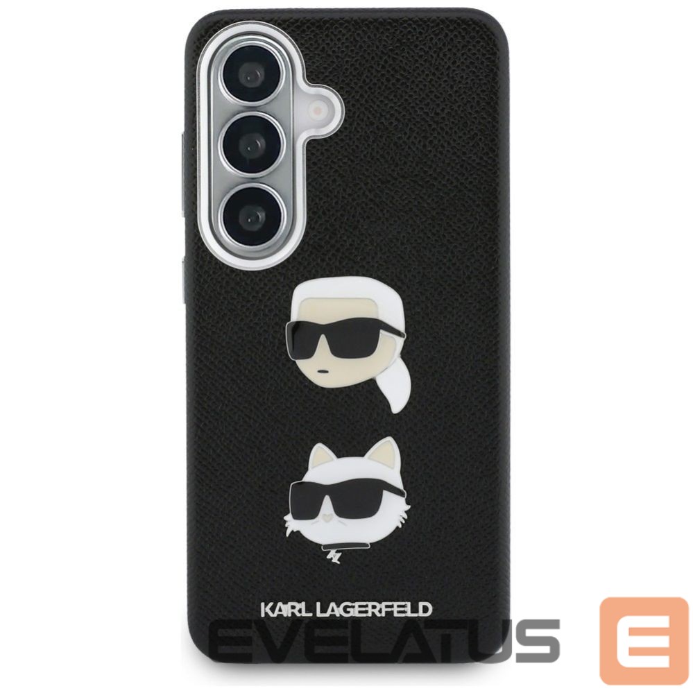 Muud kaubad Karl Lagerfeld Karl Lagerfeld Saffiano Double Heads Metal Case for Samsung Galaxy S26+ - Black