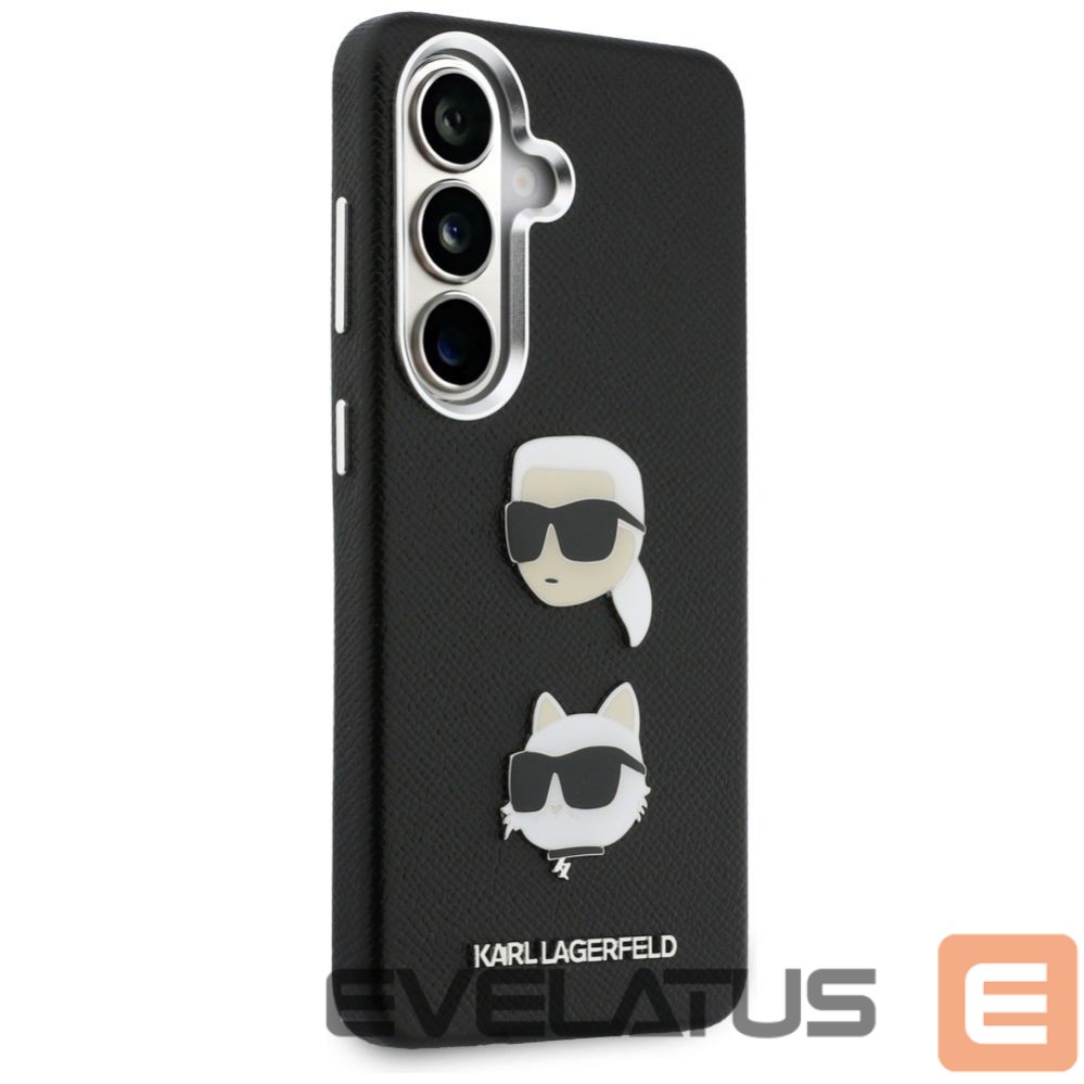 Muud kaubad Karl Lagerfeld Karl Lagerfeld Saffiano Double Heads Metal Case for Samsung Galaxy S26+ - Black