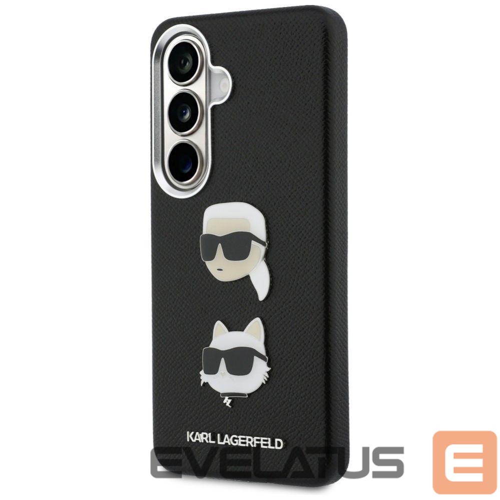 Muud kaubad Karl Lagerfeld Karl Lagerfeld Saffiano Double Heads Metal Case for Samsung Galaxy S26+ - Black