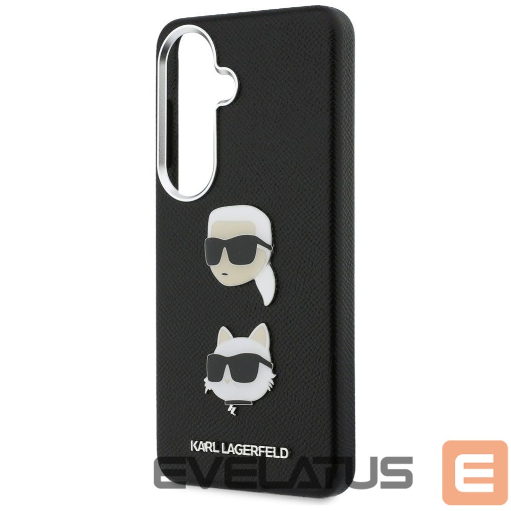Muud kaubad Karl Lagerfeld Karl Lagerfeld Saffiano Double Heads Metal Case for Samsung Galaxy S26+ - Black