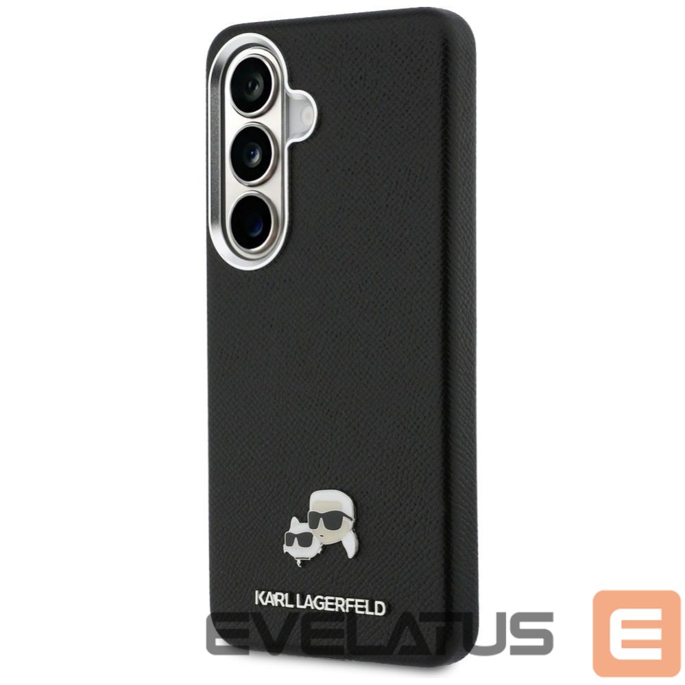 Muud kaubad Karl Lagerfeld Karl Lagerfeld Saffiano Double Heads Metal Case for Samsung Galaxy S26+ - Black