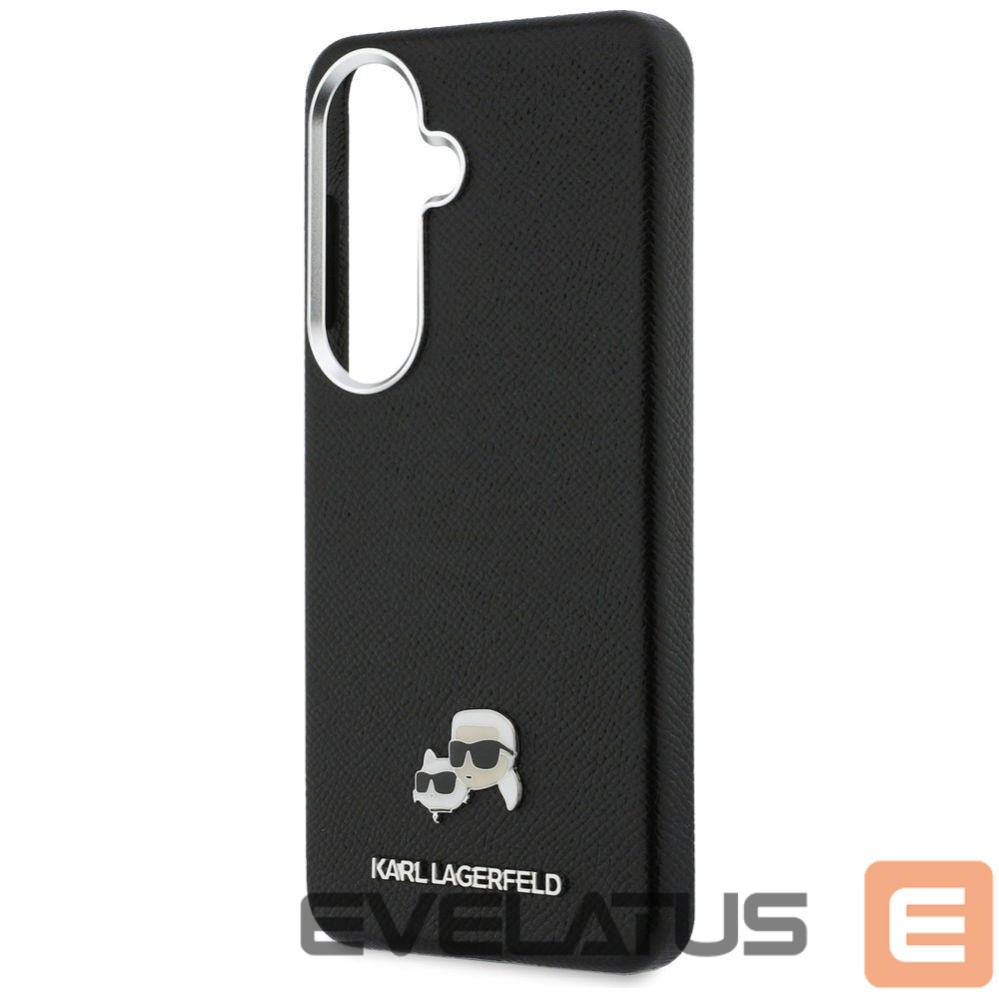 Muud kaubad Karl Lagerfeld Karl Lagerfeld Saffiano Double Heads Metal Case for Samsung Galaxy S26+ - Black