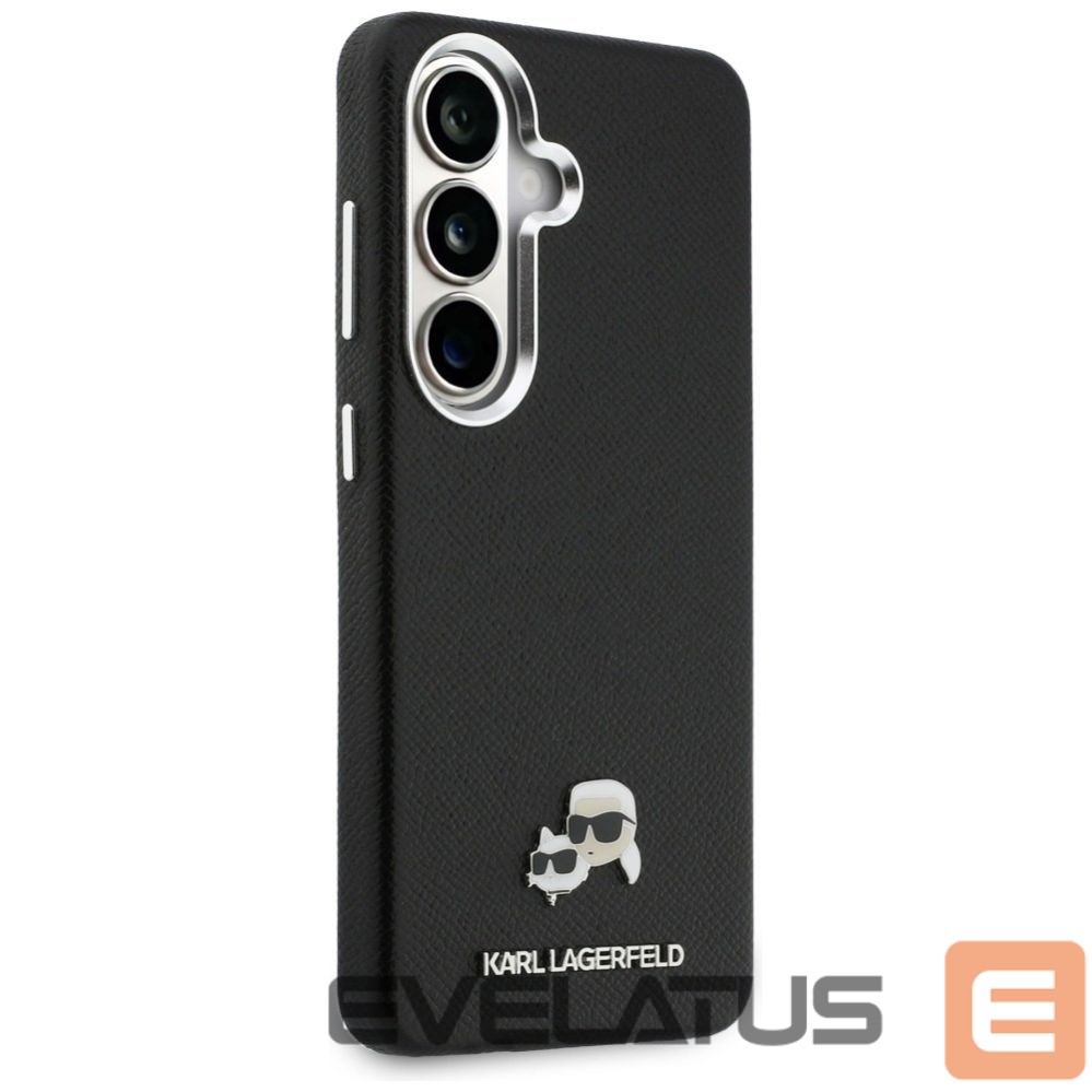 Muud kaubad Karl Lagerfeld Karl Lagerfeld Saffiano Double Heads Metal Case for Samsung Galaxy S26+ - Black