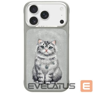 Muud kaubad Nimmy  Nimmy Lucky Fashion Cat MagSafe case for iPhone 17 Pro - gray 