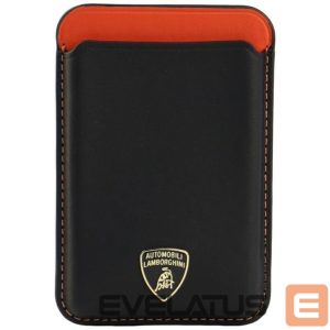 Muud kaubad Audi  Lamborghini Urus D8 Genuine Leather MagSafe Magnetic Phone Wallet - Black and Red 