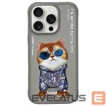 Muud kaubad Nimmy  Nimmy Glasses Cool Cat Case for iPhone 16 Pro Max - Gray 