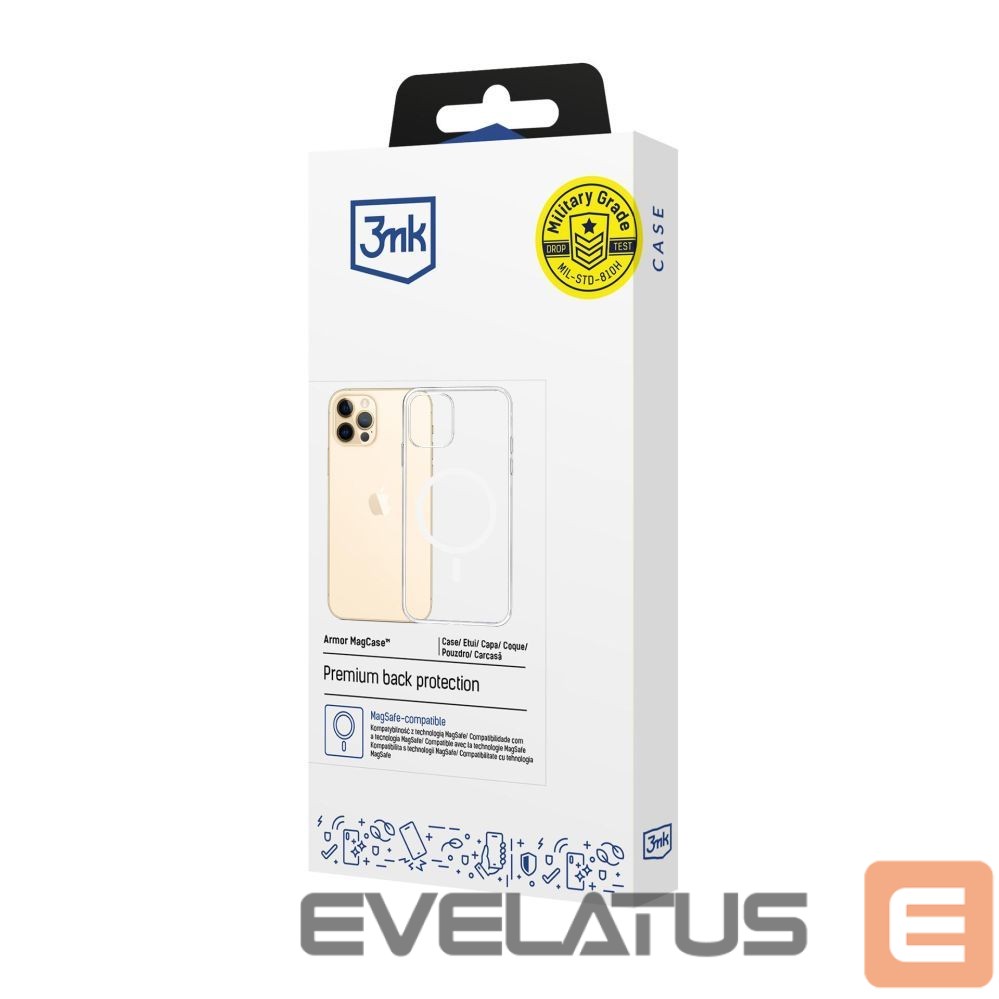 Muud kaubad 3MK 3mk Armor Magcase for iPhone 12 Pro Max - Transparent