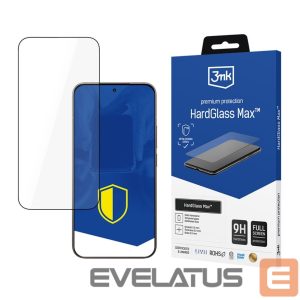 Muud kaubad 3MK  Reinforced Full Coverage Tempered Glass 3mk HardGlass Max Black for Xiaomi 15T 5G / 15T Pro 5G 