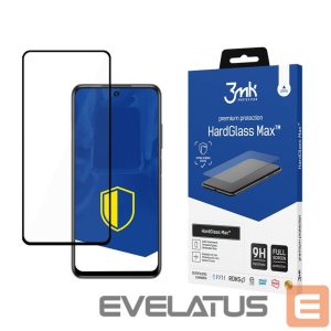 Muud kaubad 3MK  Reinforced Full Screen Tempered Glass 3mk HardGlass Max Black for Xiaomi Redmi Note 10/10s 4G 