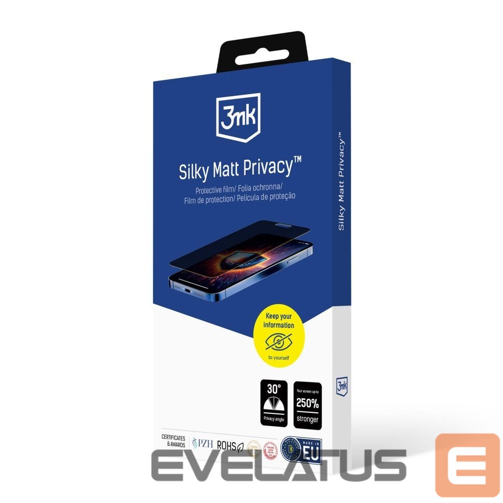 Muud kaubad 3MK 3mk Silky Matt Privacy Privacy Screen Protector for Xiaomi 17 Ultra