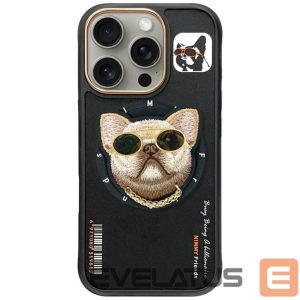 Muud kaubad Nimmy  Nimmy Glasses Cool Dog MagSafe Case for iPhone 16 Pro - Black 