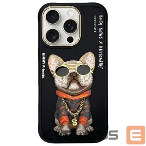 Muud kaubad Nimmy  Nimmy Glasses Cool Dog Case for iPhone 16 Pro Max - Black 