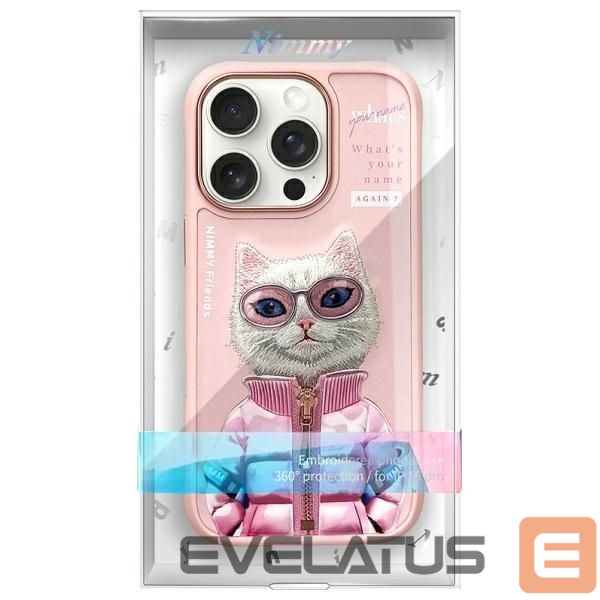 Muud kaubad Nimmy Nimmy Cool&Cute 2.0 Cat Case for iPhone 16 Pro Max - Pink