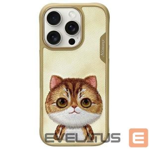 Muud kaubad Nimmy  Nimmy Big Eyed Pet 2.0 Cat Case for iPhone 16 Pro - Green 
