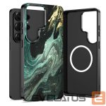 Tagakaaned Tech-Protect  Tech-Protect Lamano MagSafe Case for Samsung Galaxy S26 Ultra - Black and Green 