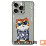 Muud kaubad Nimmy  Nimmy Glasses Cool Cat Case for iPhone 15 Pro Max - Gray 