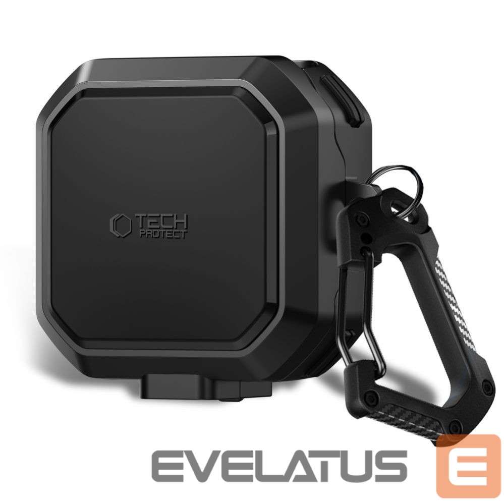 Muud kaubad Tech-Protect Tech-Protect Carbonox MagSafe Case for Samsung Galaxy Buds 4 / 4 Pro - Black