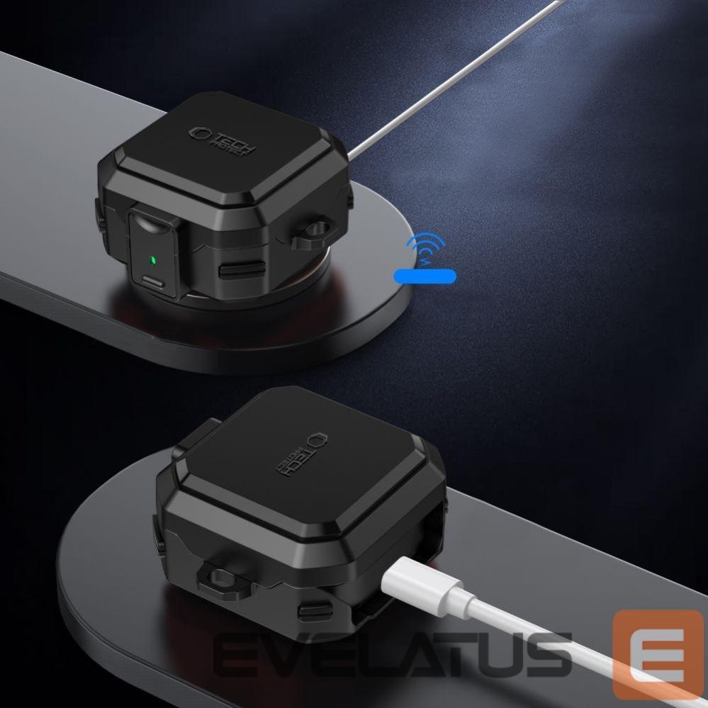Muud kaubad Tech-Protect Tech-Protect Carbonox MagSafe Case for Samsung Galaxy Buds 4 / 4 Pro - Black