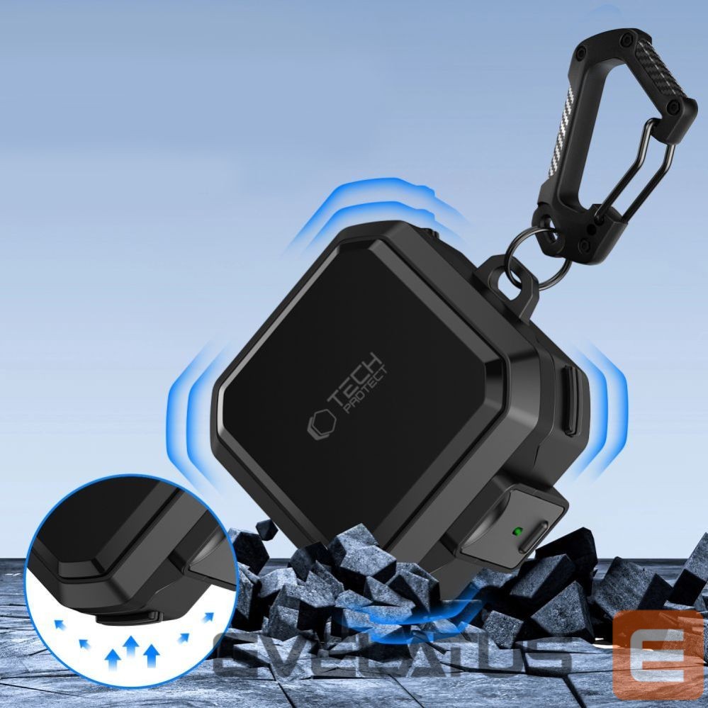 Muud kaubad Tech-Protect Tech-Protect Carbonox MagSafe Case for Samsung Galaxy Buds 4 / 4 Pro - Black