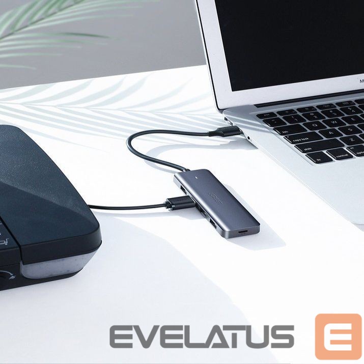 Kaabel Ugreen Ugreen USB HUB - 4x USB 3.2 Gen 1 with micro USB power port gray (CM219 50985)