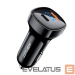 Adaptrid Acefast  Acefast car charger 66W USB Type C / USB, PPS, Power Delivery, Quick Charge 4.0, AFC, FCP black (B4 black) 