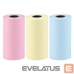 Tarvikud ja tarvikud Hurtel  Set of colorful paper rolls for the HURC9 cat mini thermal printer - 3 pcs. 