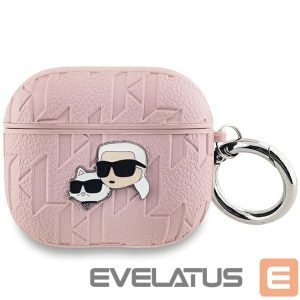 Muu telefoni lisavarustus Karl Lagerfeld  Karl Lagerfeld Monogram Karl & Choupette Head case for AirPods 3 - pink 