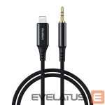 Kaabel Choetech  Choetech AUX007 Lighting / mini jack 3.5mm cable 1 m - black 