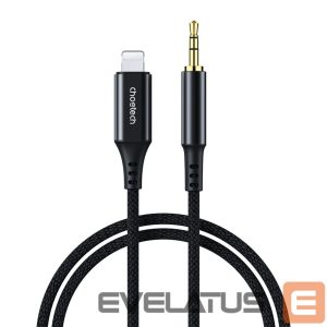 Kaabel Choetech  Choetech AUX007 Lighting / mini jack 3.5mm cable 1 m - black 