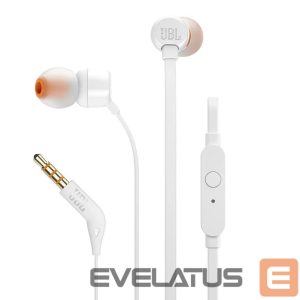juhtmega kõlarid JBL  JBL T110 Wired In-Ear Headphones Mini Jack 3.5mm - White 
