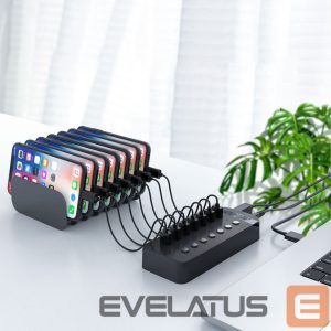 Üleminek Orico  Orico CT2U3-16AB 16x USB-A 3.0 Hub with Switches - Black 