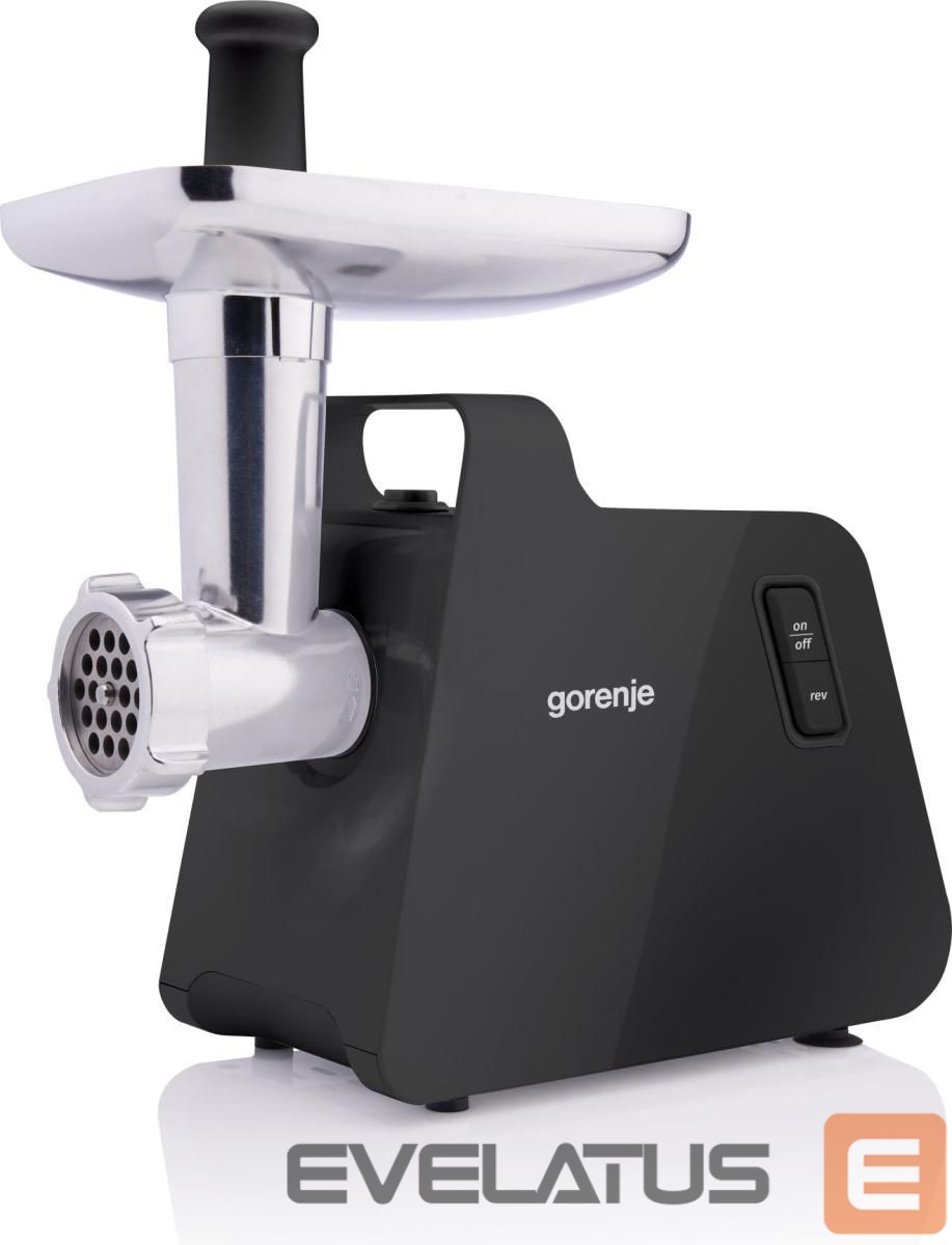 Lihaveski GORENJE Meat grinder | MG2001SB | Black/Stainless Steel | 2000 W | Number of speeds 1 | Throughput (kg/min) 2.6