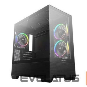 Arvuti korpus Deepcool  CG380 3F MIDI TOWER CASE, Black 