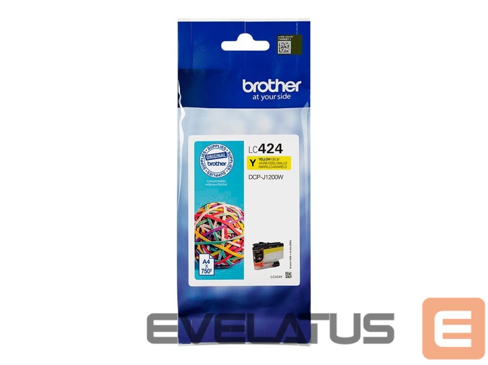 Tarvikud ja tarvikud Brother LC-424Y | Ink Cartridge | Yellow