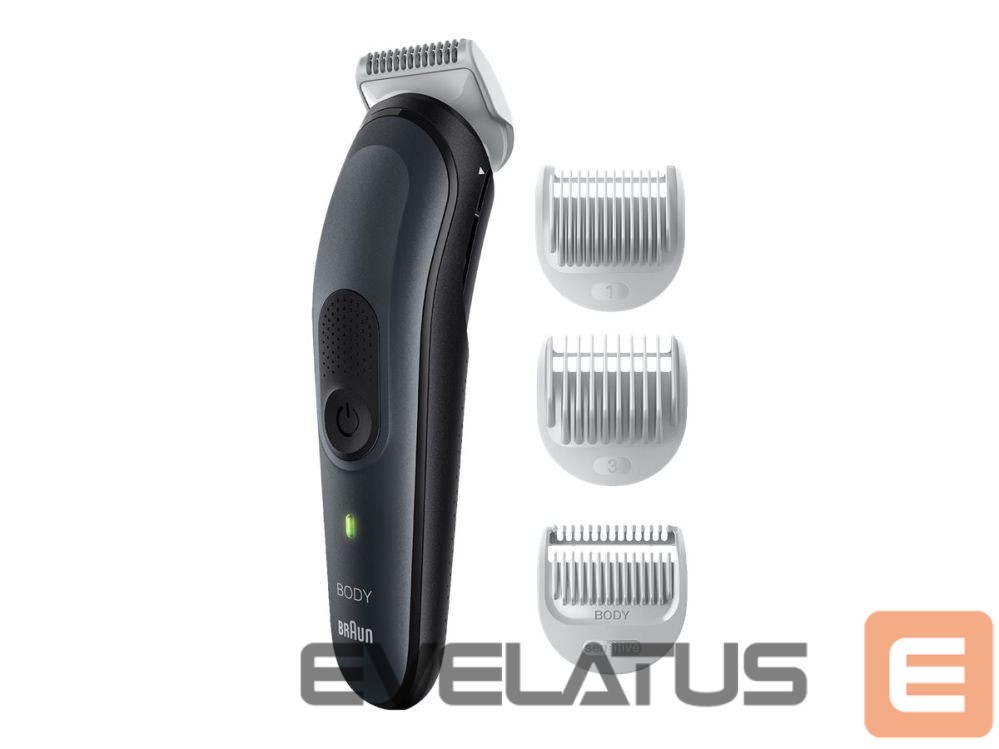 Juukselõikur Braun Body Groomer | BG3340 | Cordless | Black/Grey
